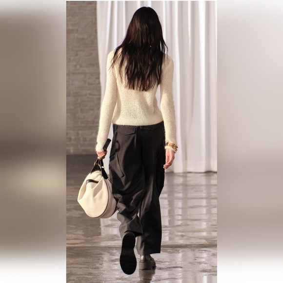 BNWT! Zara wool cargo pants ZW Collection - Picture 2 of 6